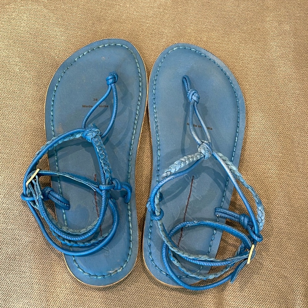 Free People leather strappy sandals s 38